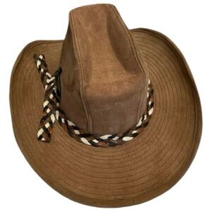 VINTAGE 1980s RESISTOL MENS
COWBOY HAT WESTERN SUEDE GORGEOUS MEDIUM MADE IN USA